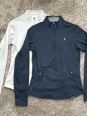 2x Primo Quarterzip Pullover Women's Small Performance Stretch Golf Casual